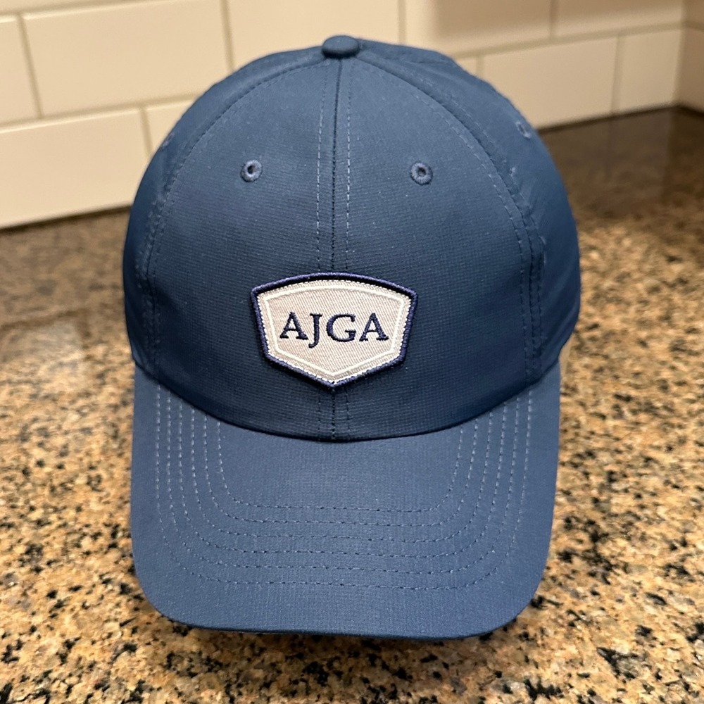 AJGA Imperial Golf Hat One Size Adjustable Navy Blue Performance Cap
